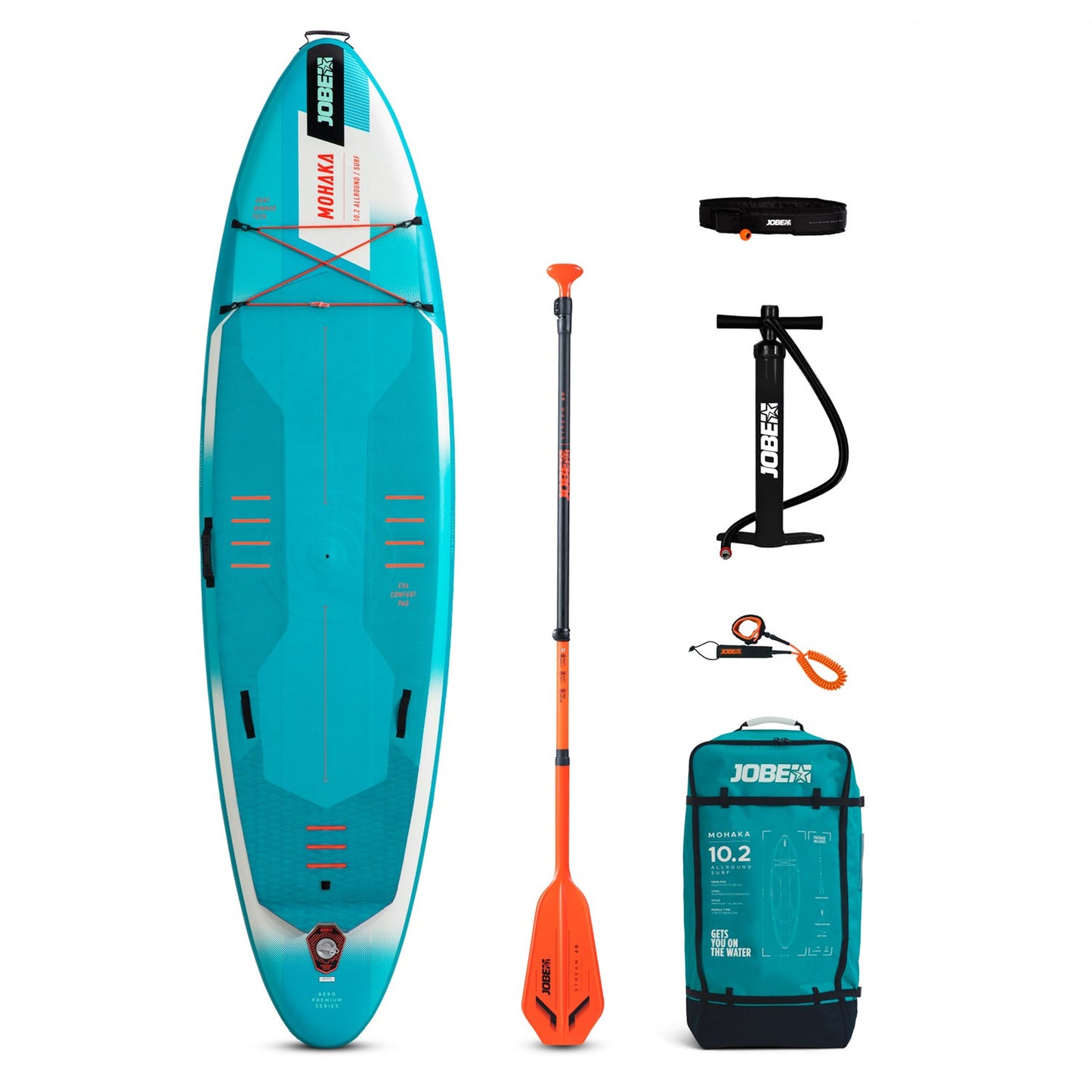 Jobe Mohaka 10.2 Inflatable SUP Paddle Board Package 2025