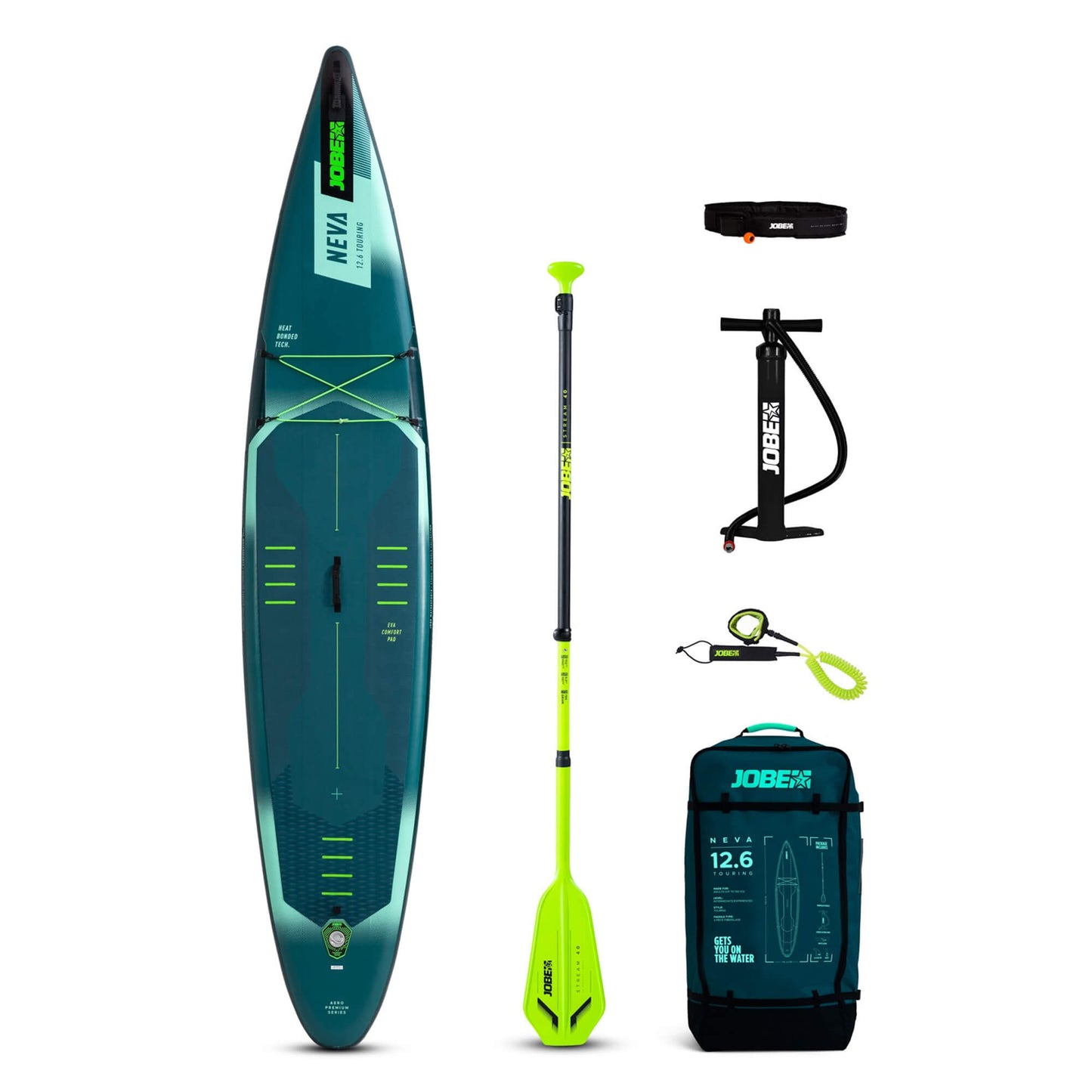 Jobe Neva 11.6 Inflatable SUP Paddle Board Package 2025