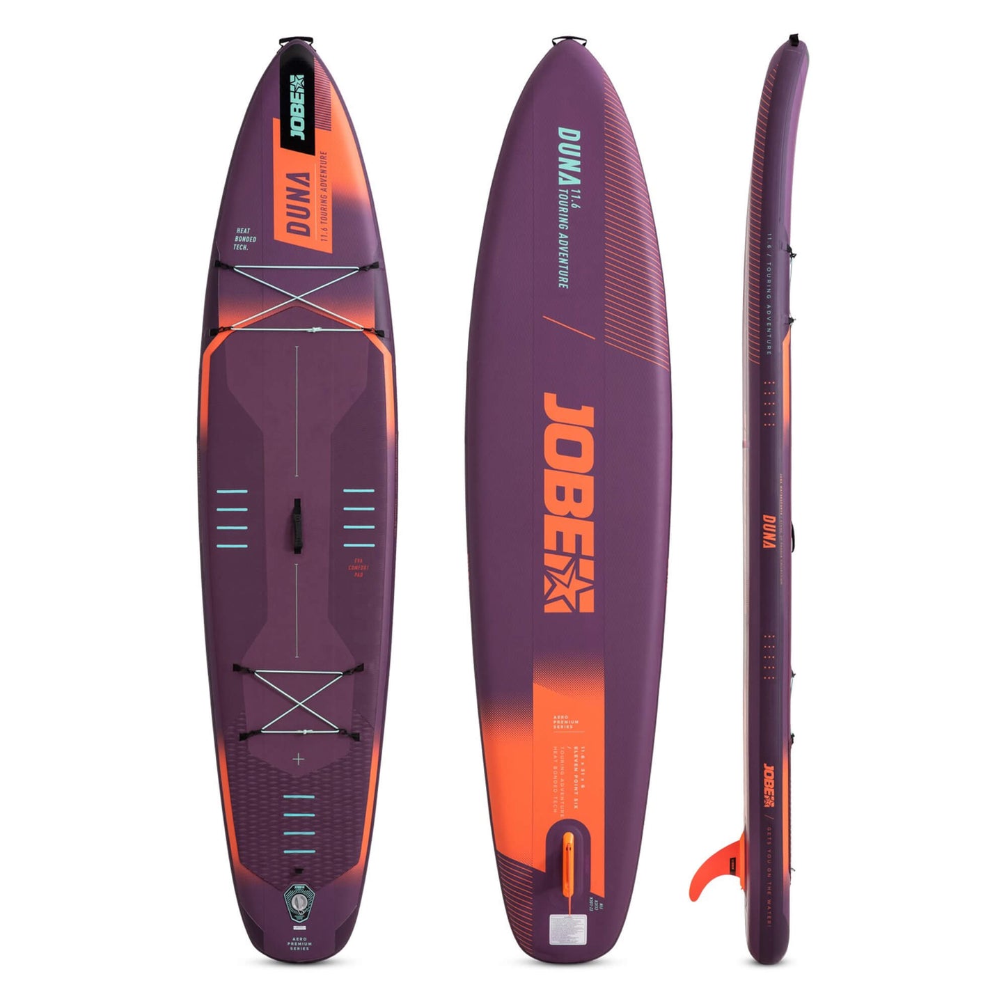 Jobe Duna 11.6 Purple Inflatable SUP Paddle Board Package 2025