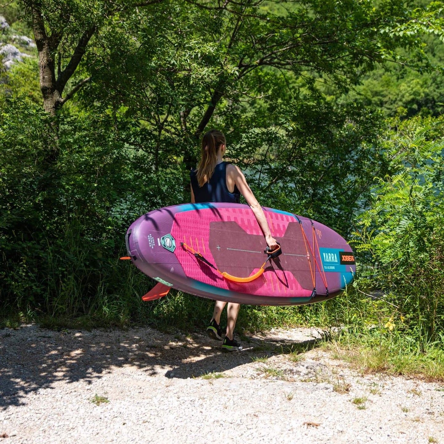 Jobe Yarra 10.6 Purple Inflatable SUP Paddle Board Package 2025