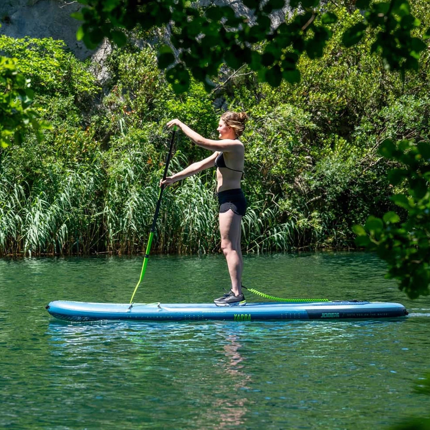 Jobe Yarra 10.6 Steel Blue Inflatable SUP Paddle Board Package 2025