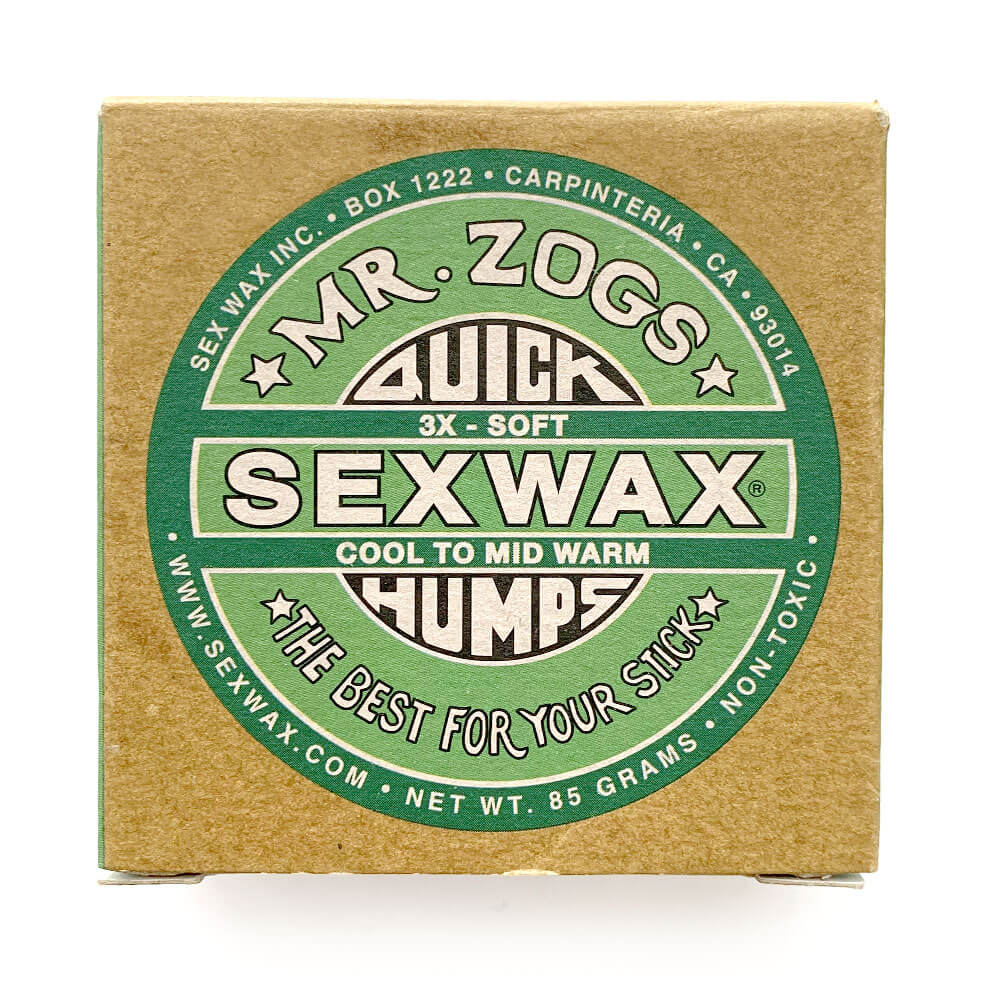 Mr Zogs Sex Wax Quick Humps – Cool Water – Green – Coconut