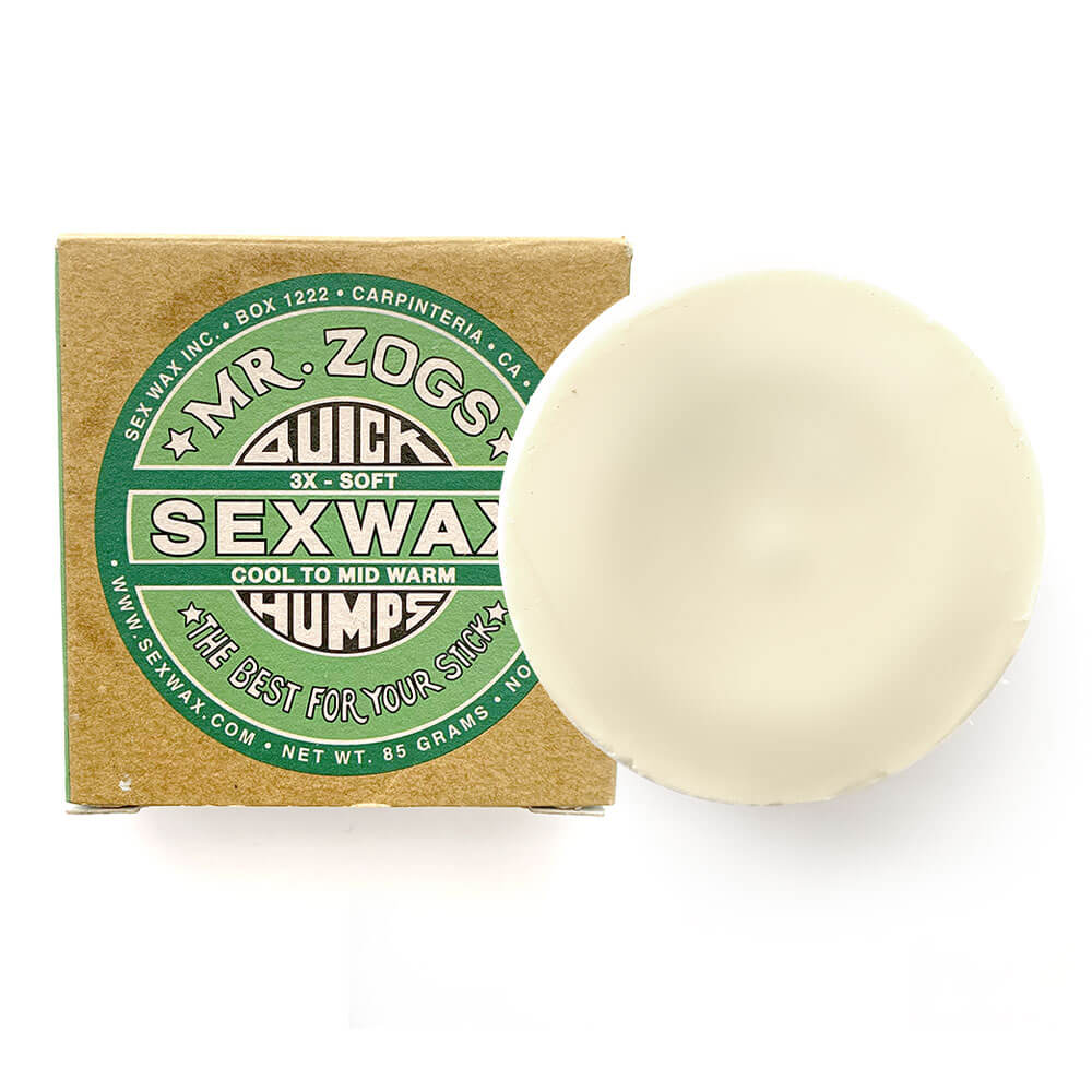 Mr Zogs Sex Wax Quick Humps – Cool Water – Green – Coconut