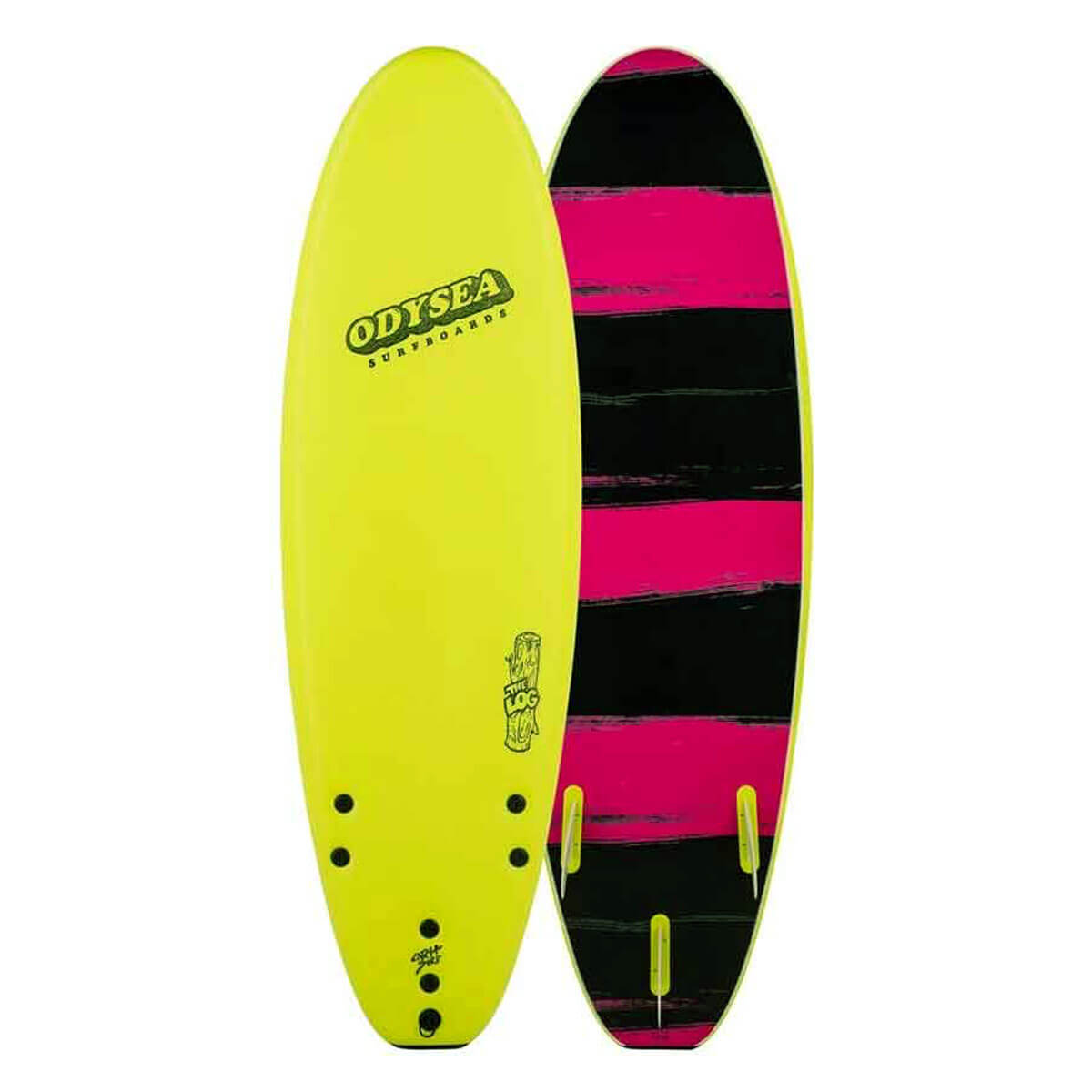 Catch Surf Odysea Log Soft Surfboard 6ft 0 – Lemon